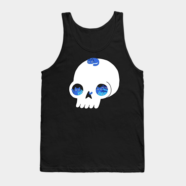 Skull Full Of Cats Tank Top by obinsun